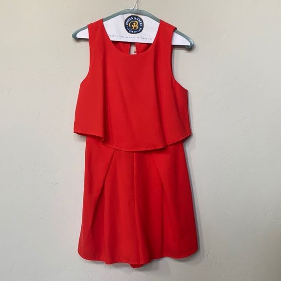 Astr Pants - ASTR Red Romper